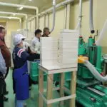 Managing Director of Serayu Group was checking the production of boxes in business partner's factory - 2014